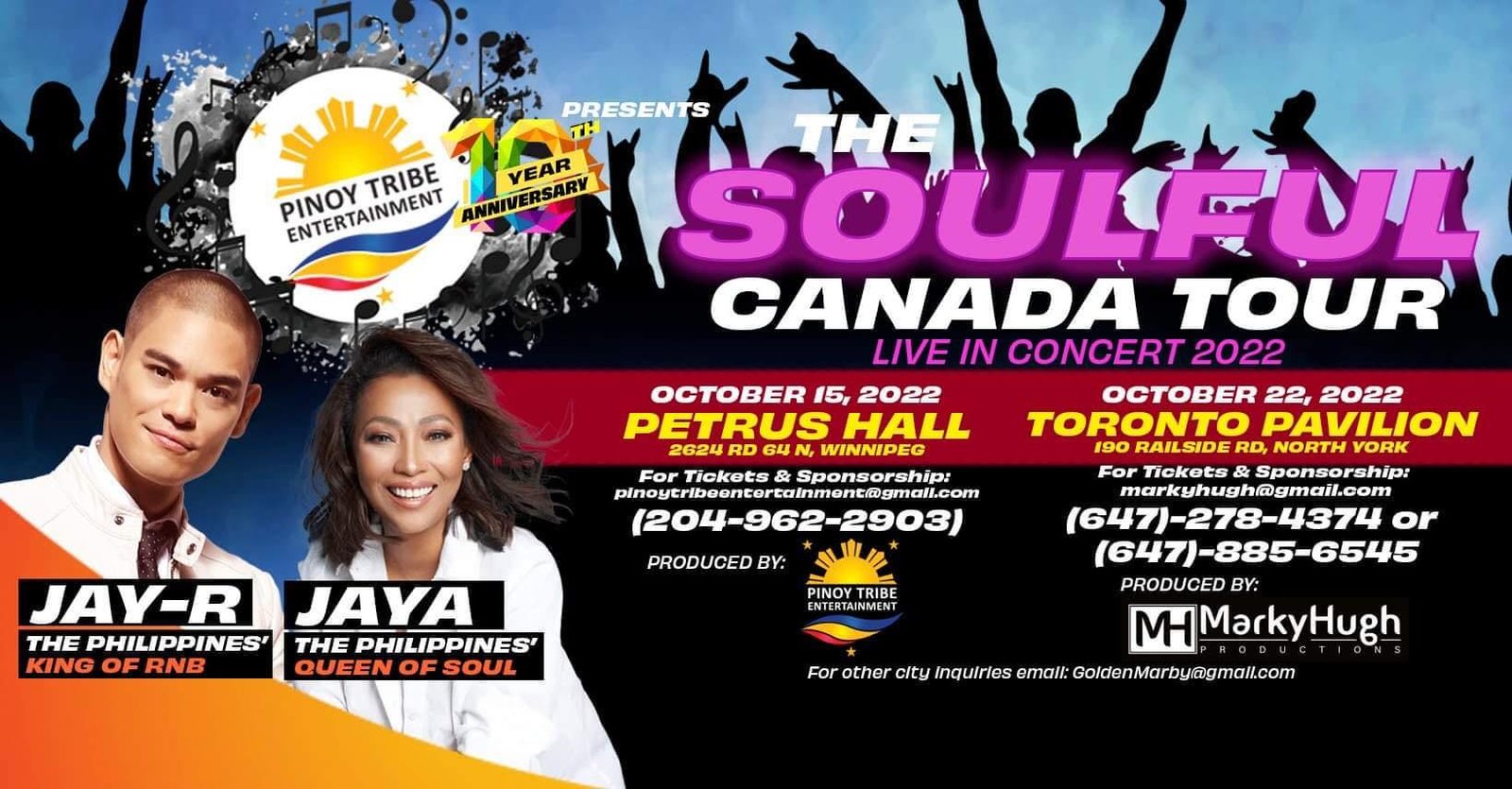 The Soulful Concert Live in Winnipeg Pinoy Tribe Entertainment